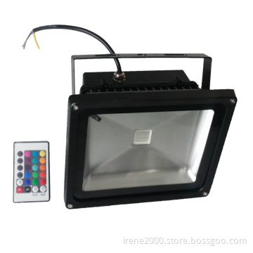 30W RGB Full Color LED Flood Light Remote